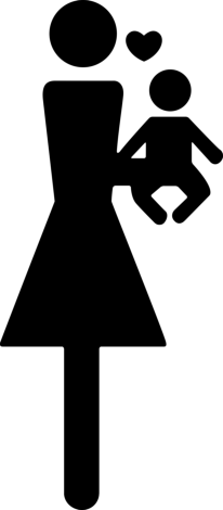 Mother Loving Her Baby Vinyl Cutting Svg File, Free Vectors File
